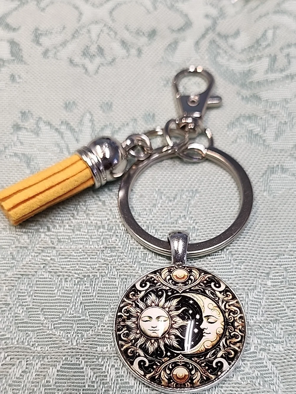 Sun & Moon Celestial Keychain!